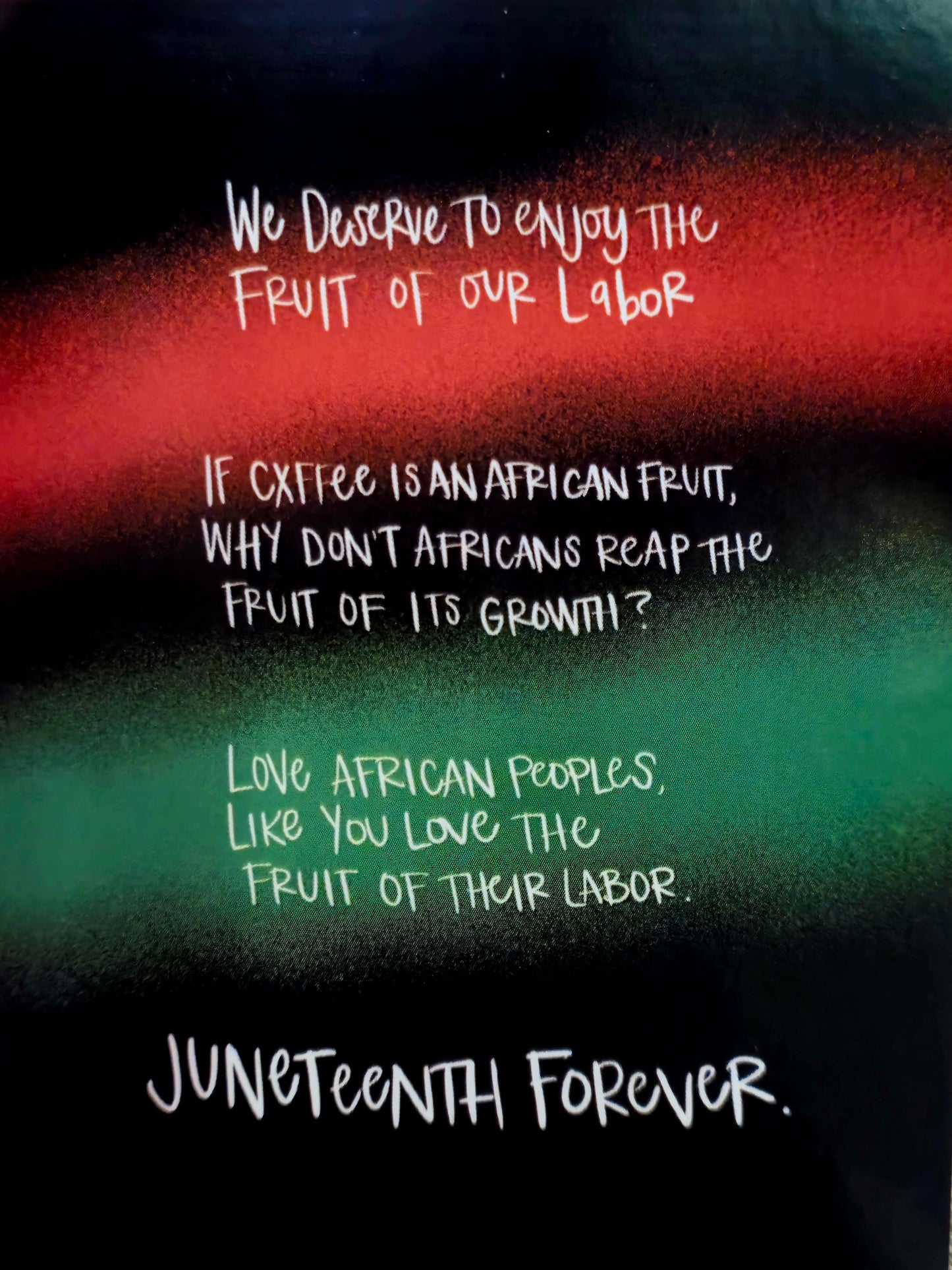 FRUIT OF OUR LABOR: rwandan natural process // sourced from our rwandan family at Higa Coffee