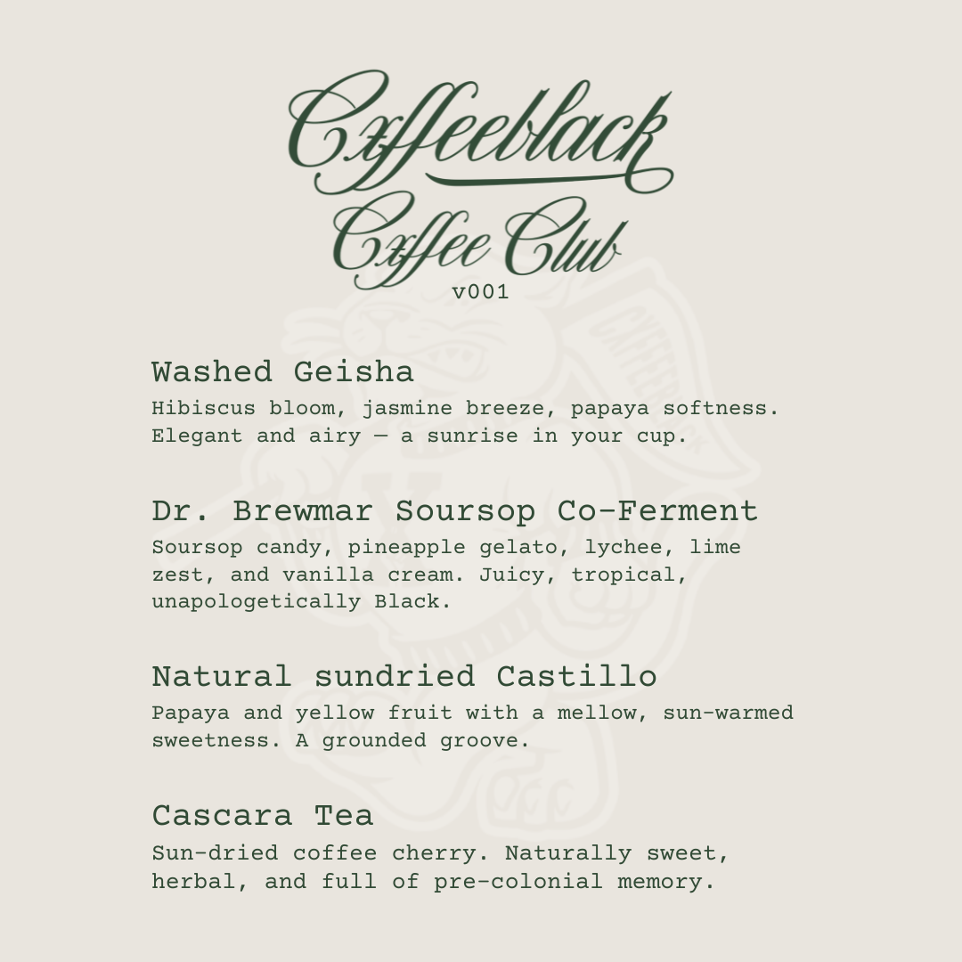 Cxffeeblack Cxffee Club Presents: Brew- Up with Café Solo