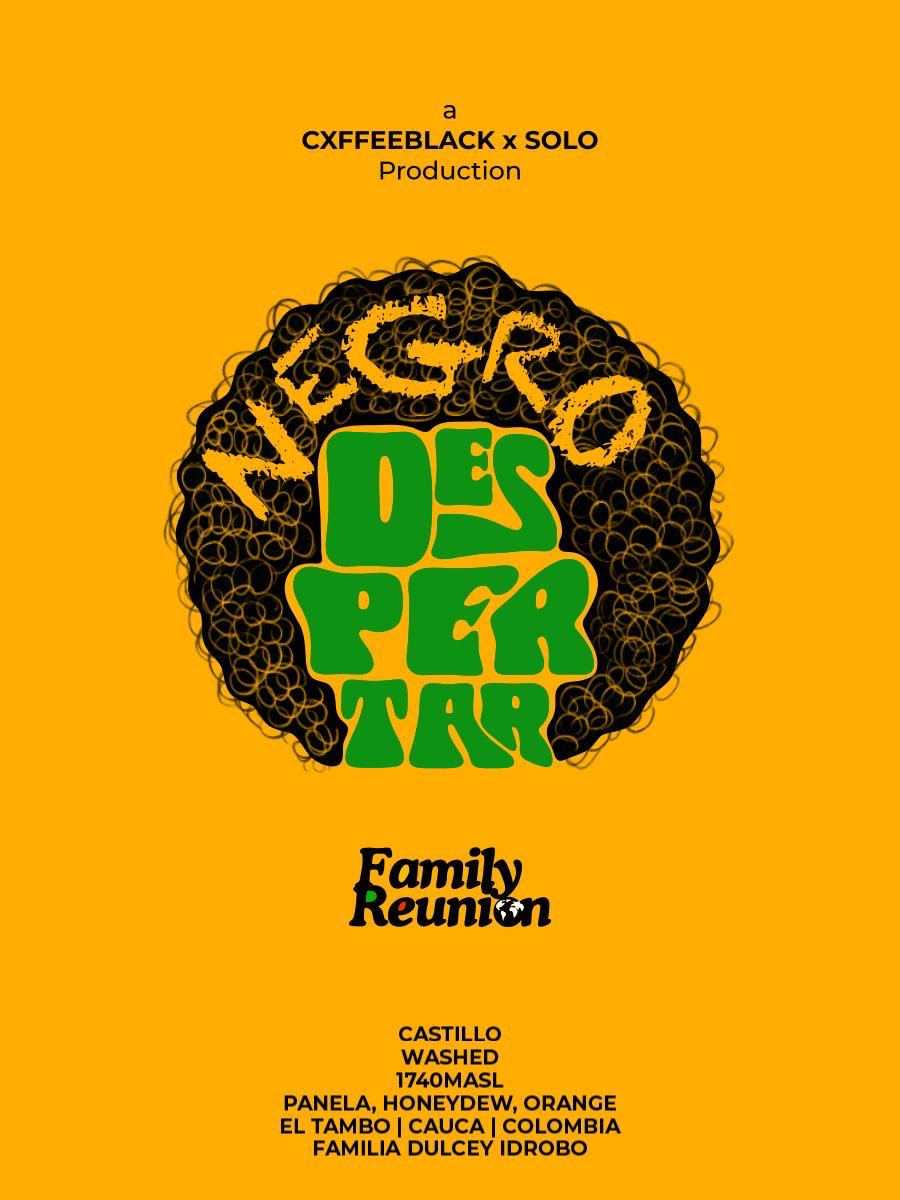 Despertar Negro: afro-colombian washed process castillo microlot // sourced from our afro-colombian fam at Familia Dulcey Idrobo.