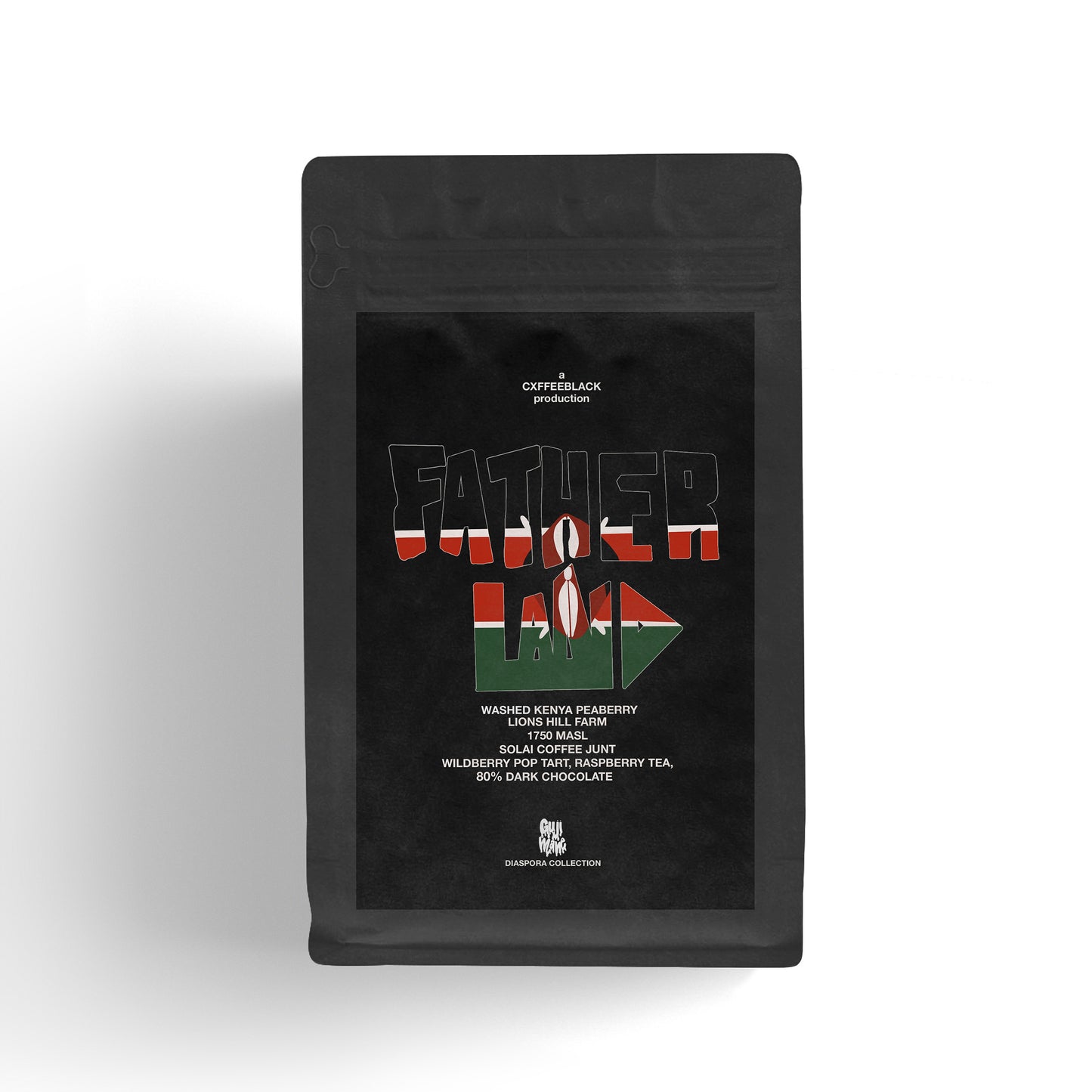 Fatherland: kenyan washed process SL28 x Ruiru 11 x Batian microlot // sourced from our kenyan fam Stephen & Margaret Kuria of Solai Coffee at Liwani Estate, Nakuru.