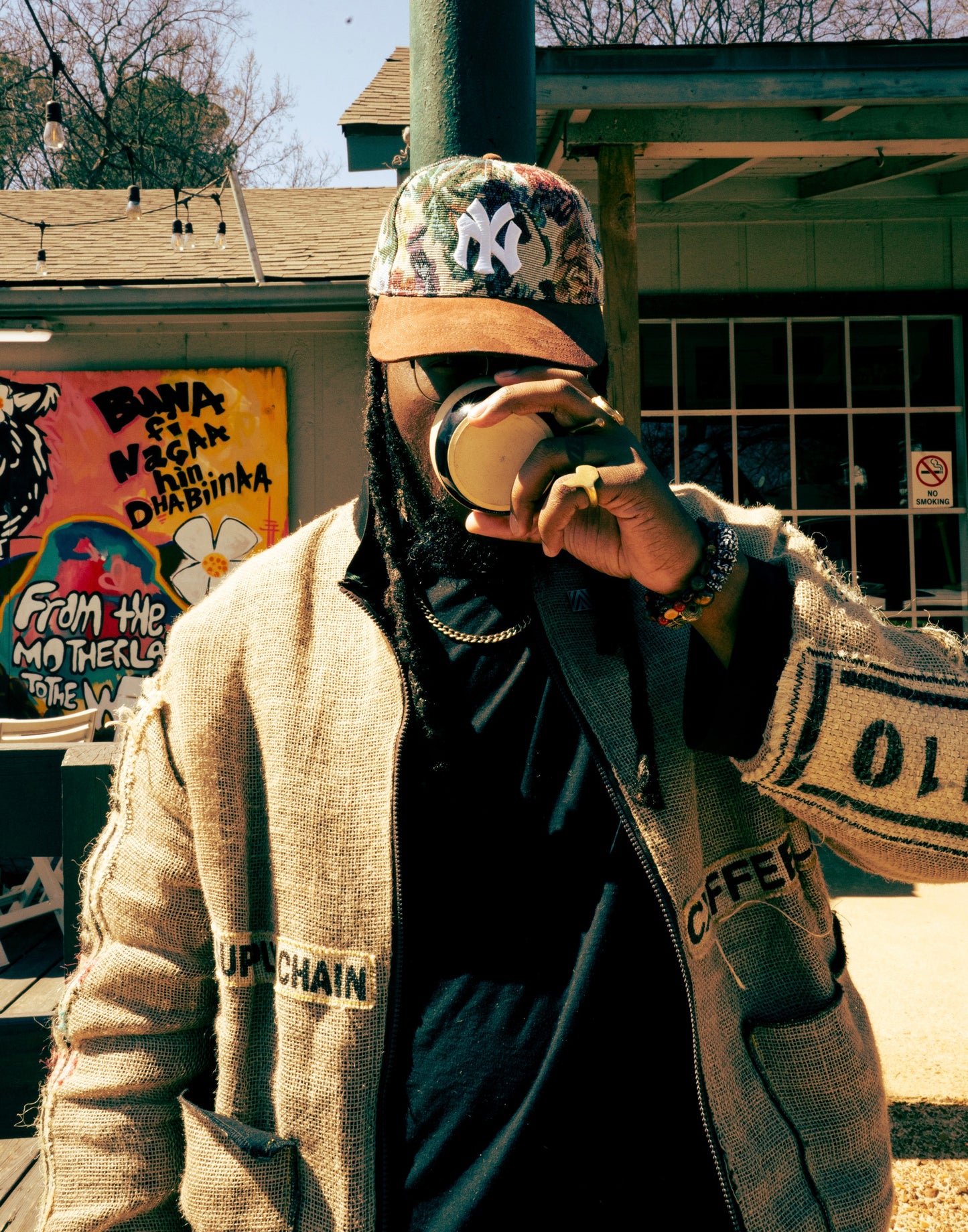 Black Chain Bomber - CXFFEEBLACK Exclusive Auction