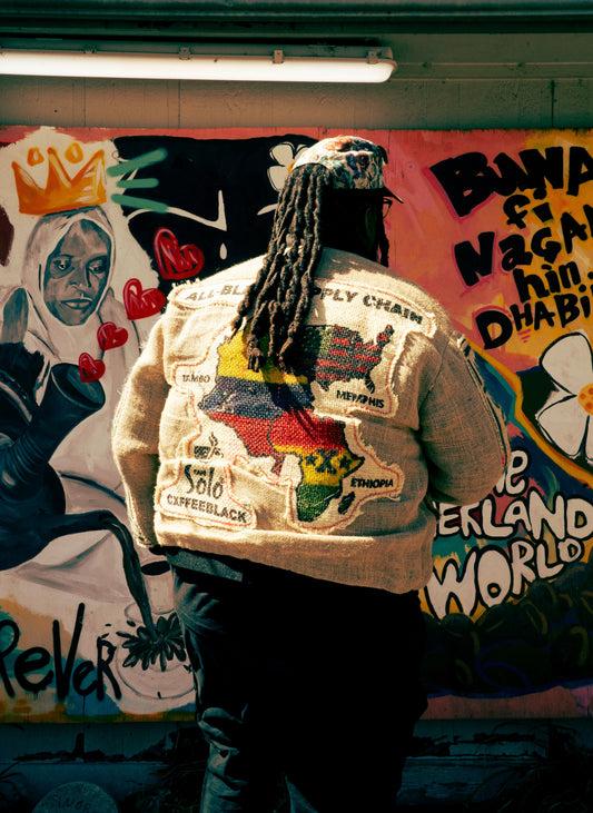 Black Chain Bomber - CXFFEEBLACK Exclusive