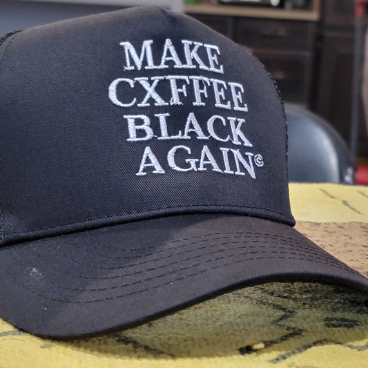 Make Cxffee Black Again TRUCKER HAT