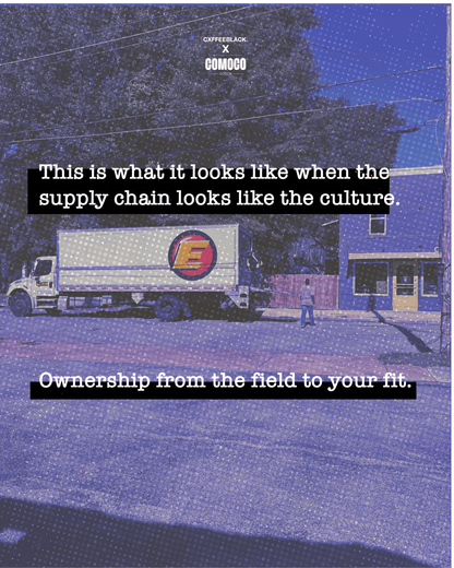 Prototype 001 — Cxffeeblack x Comoco Cotton: The First All-Black Supply Chain Hoodie