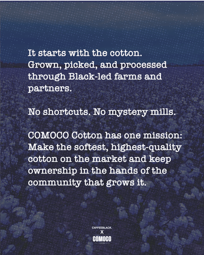 Prototype 001 — Cxffeeblack x Comoco Cotton: The First All-Black Supply Chain Hoodie