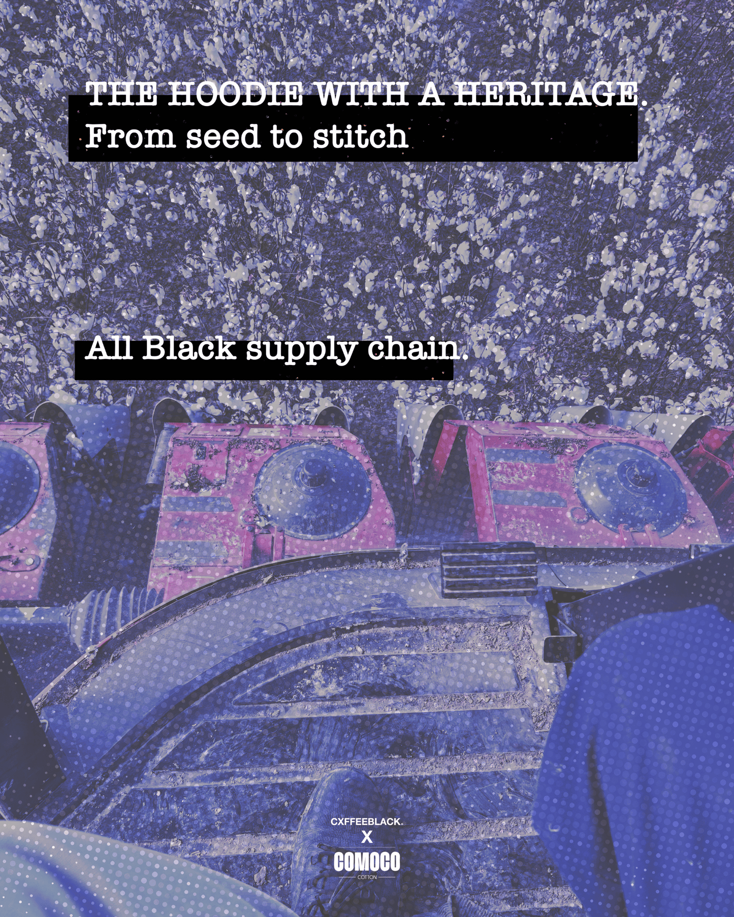 Prototype 001 — Cxffeeblack x Comoco Cotton: The First All-Black Supply Chain Hoodie