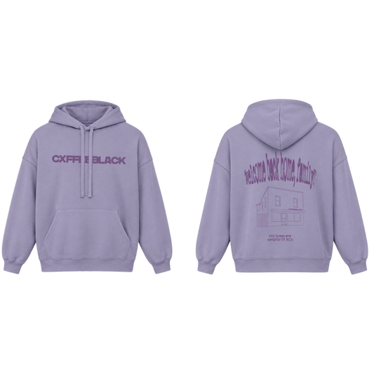 Welcome Back Home Hoodie — Lilac (Pre-Order)