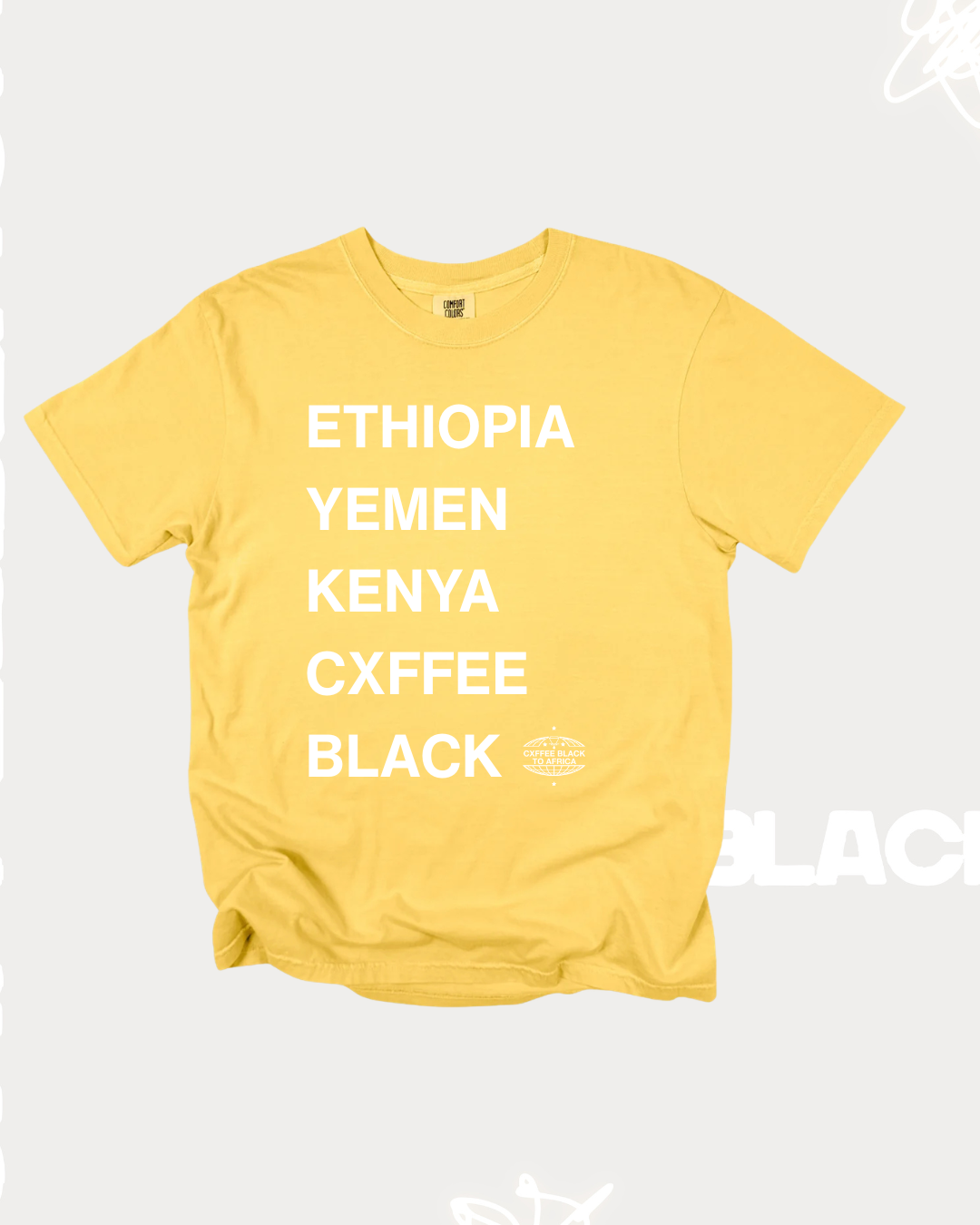 African Gold. Single Origins Tee [DROP #1 PREORDER]