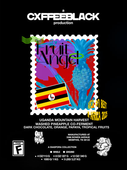 Uganda Fruit Angel — Washed Pineapple Co-ferment — Sironko Station