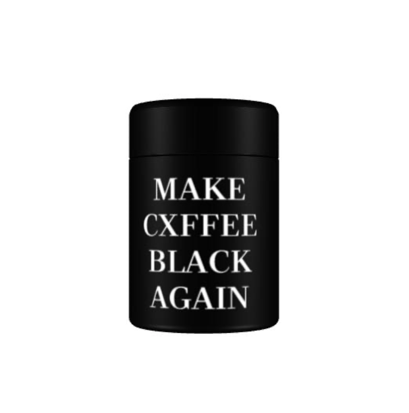 Make Cxffee Black Again Miir Coffee Storage Canister